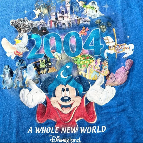 Vintage 2004 Disneyland  World Short Sleeve Tee - Picture 7 of 14